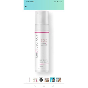 Tanceuticals Self Tanning Mousse - Healthy Ingredients and Fresh Coconut Scen...
